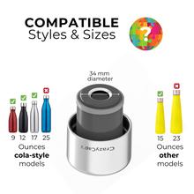 Load image into Gallery viewer, Crazy Cap is compatible with all portable water purifiers